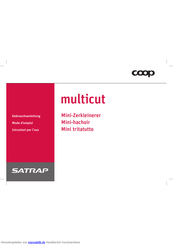 Satrap multicut Gebrauchsanleitung