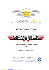 ICARO paragliders Maverick2 Betriebsanleitung