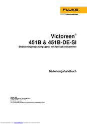 Fluke Biomedical Victoreen 451B-DE-SI Bedienungshandbuch