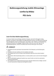 Comfee PD1-Serie Bedienungsanleitung