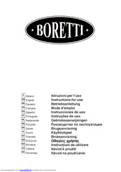 BORETTI BCHR-80 Betriebsanleitung