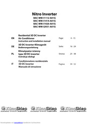 Blaupunkt Nitro Inverter BAC-WM-I1112-A01G Bedienungsanleitung