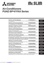 Mitsubishi Electric PUHZ-SP125VKA Installationshandbuch