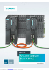 Siemens SIMATIC S7-400 Handbücher | ManualsLib