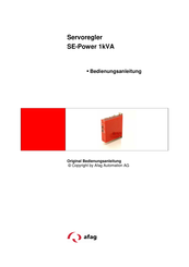 Afag SE-Power 1kVA Bedienungsanleitung