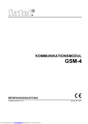 Satel GSM-4 Bedienungsanleitung