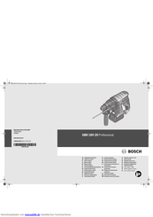 Bosch GBH 18V-20 Professional Originalbetriebsanleitung