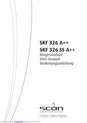 SCAN domestic SKF 326 SS A++ Bedienungsanleitung