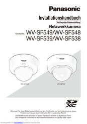 Panasonic WV-SF548 Installationshandbuch