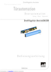 Assa Abloy DA 500 Bedienungsanleitung