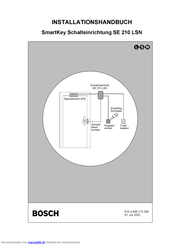 Bosch SmartKey SE 210 LSN Installationshandbuch