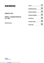 Siemens SIMATIC NET CP 1623 Betriebsanleitung