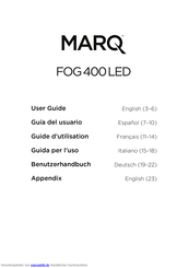 Marq Fog 400 LED Benutzerhandbuch