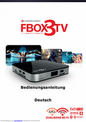 Ferguson Fbox 3 TV Bedienungsanleitung