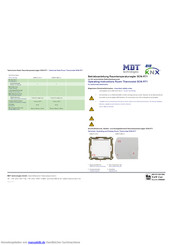 MDT Technologies SCN-RT1UP.01 Betriebsanleitung