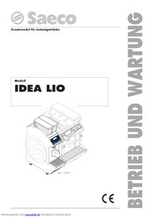 saeco IDEA LIO CAPLIO Betriebs- Und Wartungsanleitung