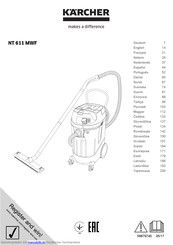 Kärcher NT 611 MWF Handbuch