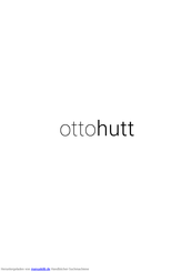 Otto hutt design05 Bedienungsanleitung
