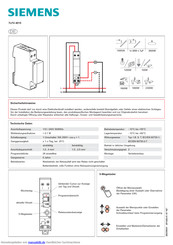 Siemens 7LF4 4015 Handbuch