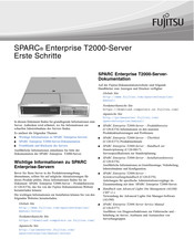 Fujitsu SPARC Enterprise T2000 Erste Schritte