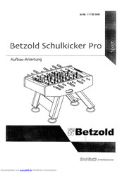 Betzold SchuIkicker Pro Aufbauanleitung