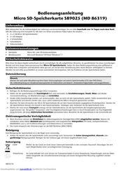 Medion S89025 Bedienungsanleitung