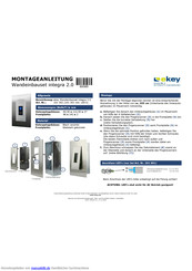 eKey ekey home keypad integra 2.0 Montageanleitung