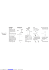 Zte Blade C341 Kurzanleitung