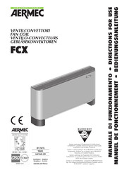 AERMEC FCX-A Bedienungsanleitung