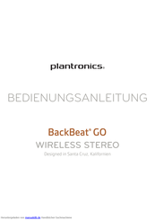 Plantronics BackBeat GO Bedienungsanleitung