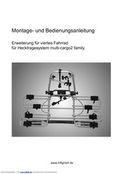 mft multi-cargo2 family Montage- Und Bedienungsanleitung
