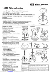 Konig & Meyer 14091 Aufstellanleitung