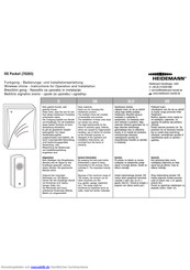 Heidemann HX Pocket Bedienungs- Und Installationsanleitung