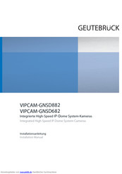 Geutebruck VIPCAM-GNSD882 Installationsanleitung