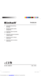 EINHELL TH-SB 200 Originalbetriebsanleitung
