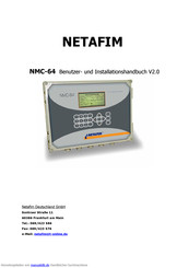Netafim NMC-64 Benutzer- Und Installationshandbuch