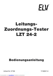 elv LZT 24-2 Bedienungsanleitung