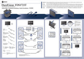 Eizo DuraVision FDS1721T Installationsanleitung