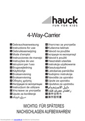 Hauck 4-Way-Carrier Gebrauchsanweisung