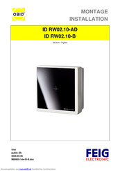 OBID ID RW02.10-AD Montage Und Installation