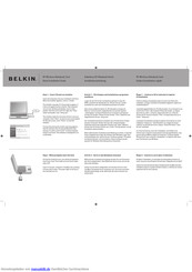 Belkin Router F5D8011 Installationsanleitung