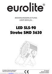 EuroLite LED SLS-90 Strobe SMD 5630 Bedienungsanleitung