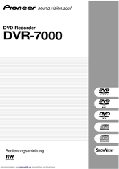 Pioneer DVR-7000 Bedienungsanleitung