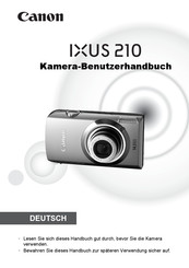 Canon IXUS 210 Benutzerhandbuch
