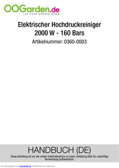 OOGarden 0360-0003 Handbuch