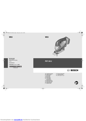 Bosch 3 603 K11 0 Originalbetriebsanleitung