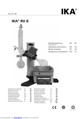 IKA RV 8 Betriebsanleitung