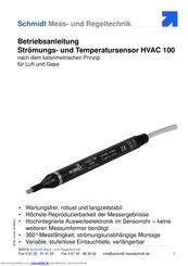 Schmidt HVAC 100 Betriebsanleitung