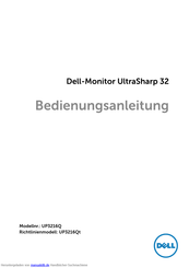 Dell UltraSharp UP3216Q Bedienungsanleitung
