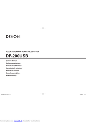 Denon DP-200USB Bedienungsanleitung